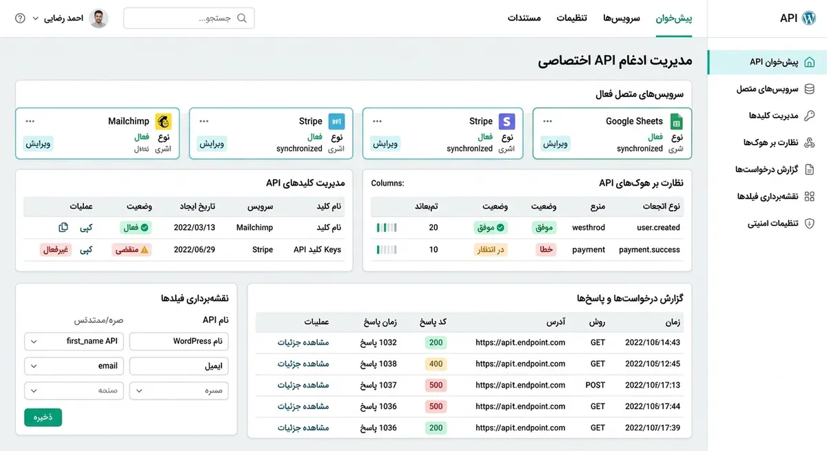 تنظیمات TelePress همرانیک